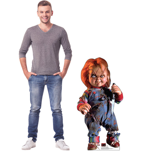Chucky With Knife Outdoor Standee