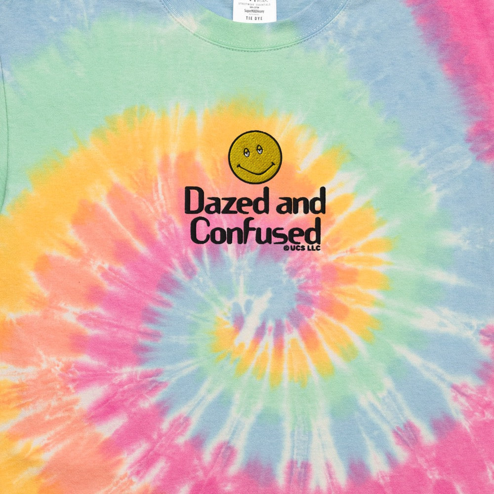 Dazed & Confused Logo Embroidered Tie-Dye T-Shirt