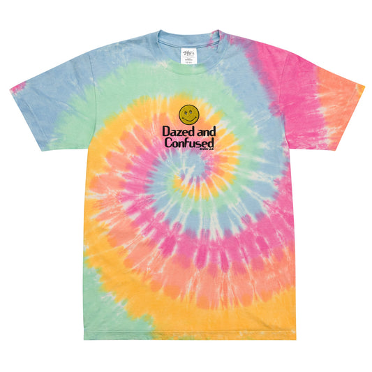 Dazed & Confused Logo Embroidered Tie-Dye T-Shirt
