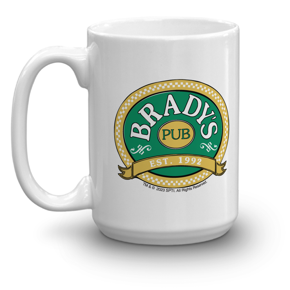 Days of Our Lives Brady's Pub White Mug