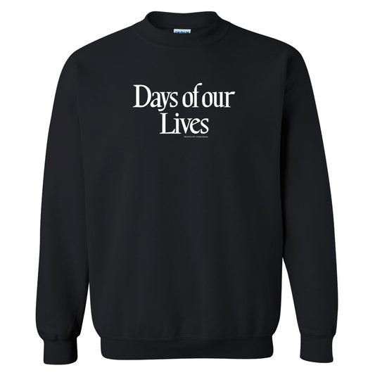 Days of Our Lives Logo Fleece Crewneck Sweatshirt