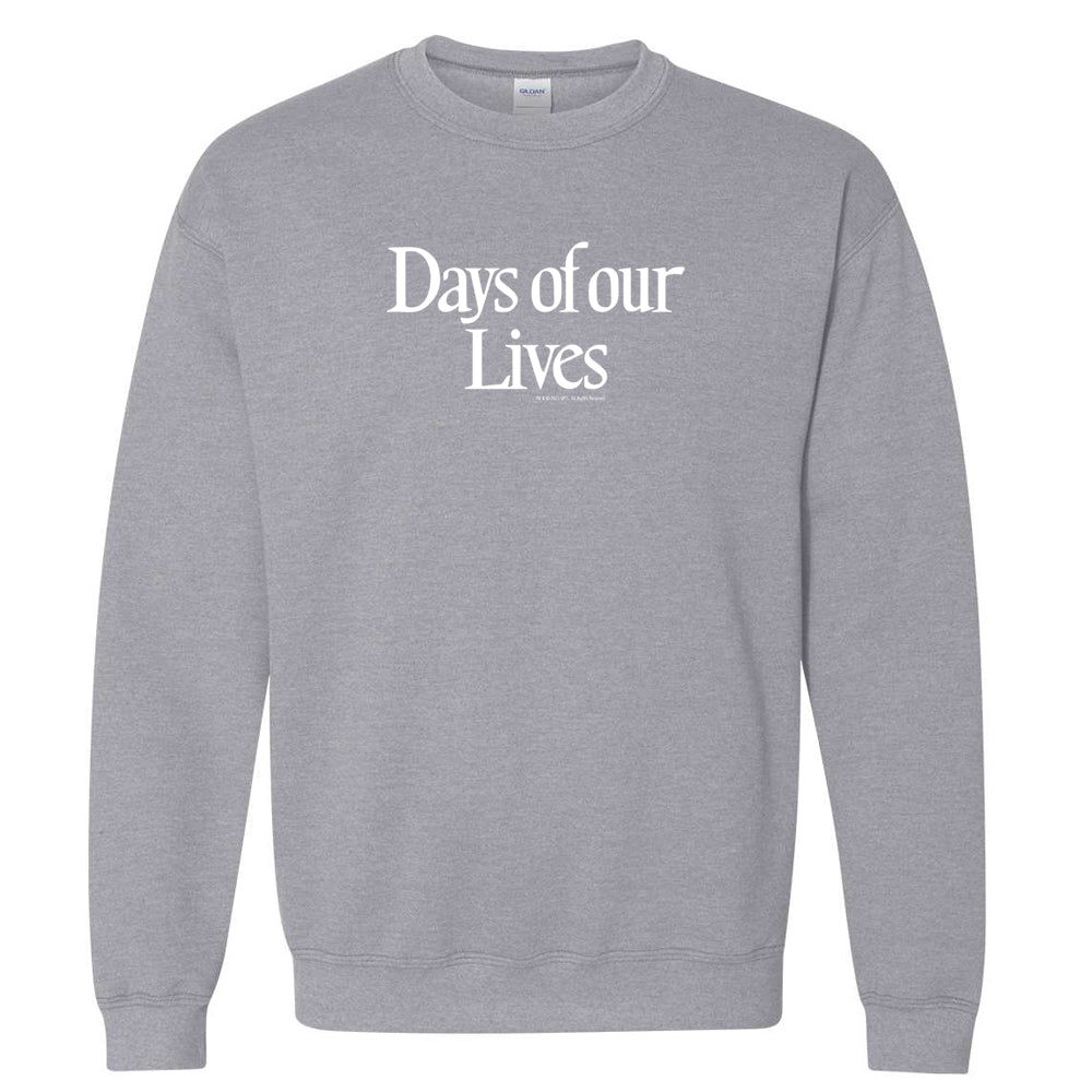 Days of Our Lives Logo Fleece Crewneck Sweatshirt