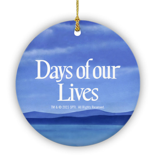 Days of Our Lives Logo Double-Sided Ornament