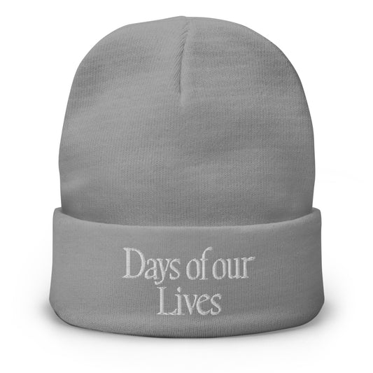 Days of Our Lives Logo Embroidered Beanie
