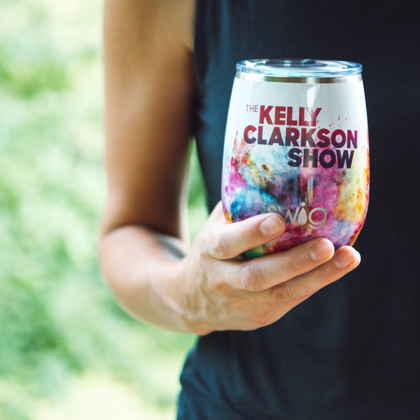 The Kelly Clarkson Show Color Splash SWIG Wine Tumbler