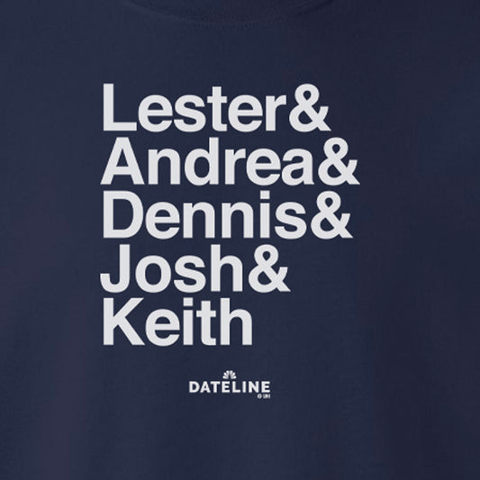 DATELINE Ampersand Fleece Crewneck Sweatshirt