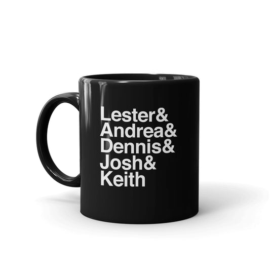 DATELINE Ampersand Black Mug