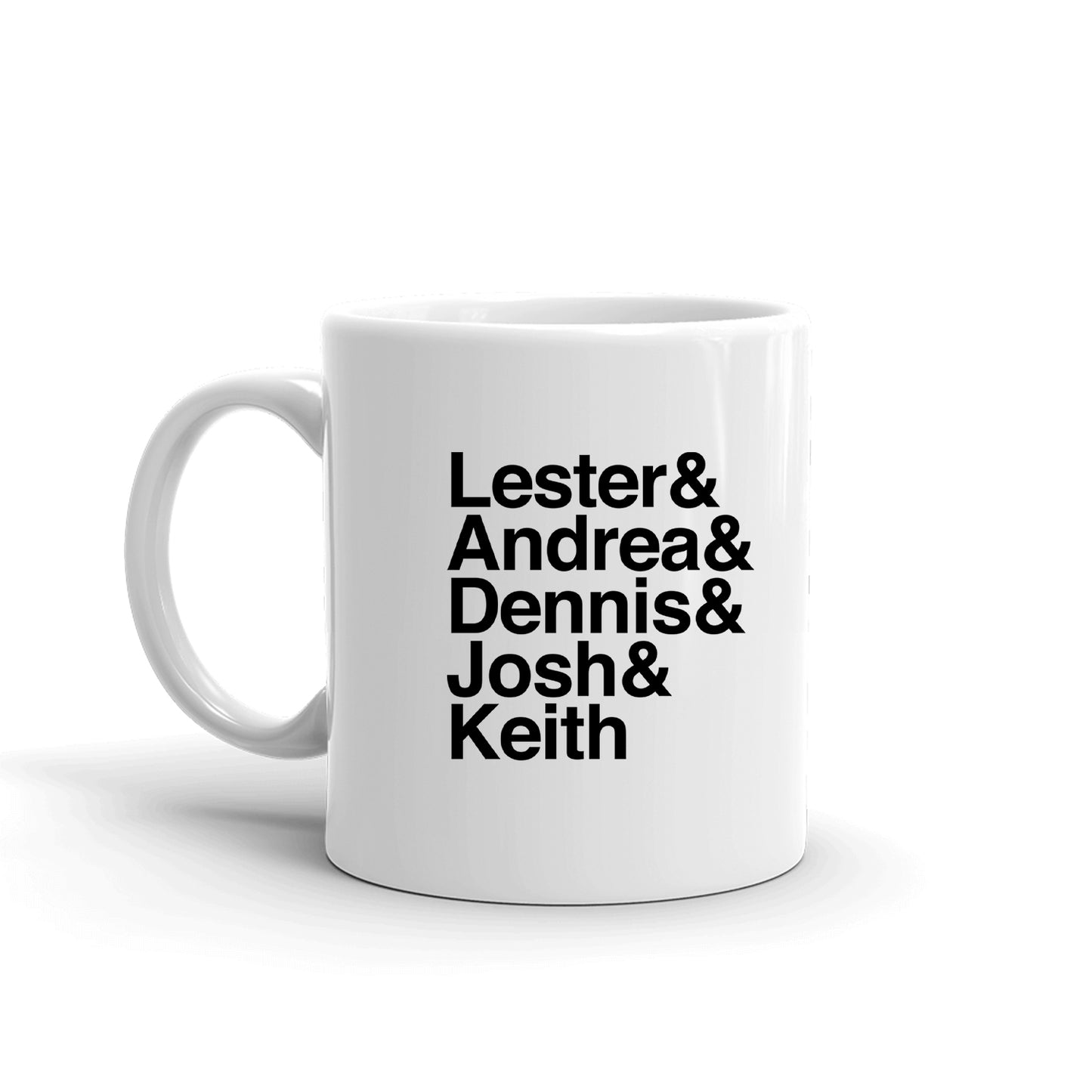 DATELINE Ampersand White Mug