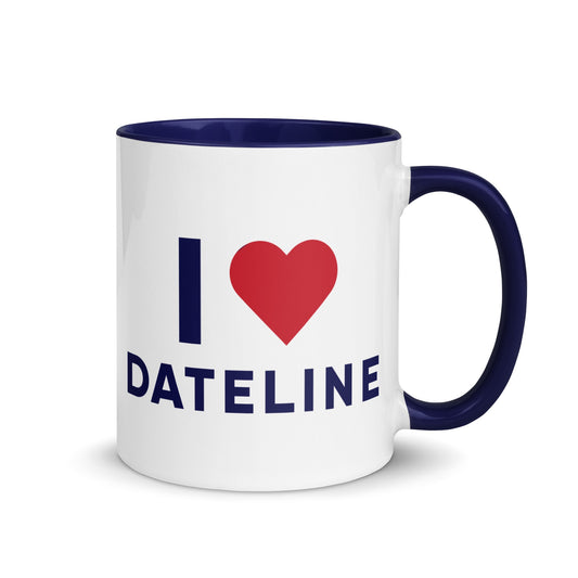 DATELINE I Heart DATELINE Two-Toned Mug