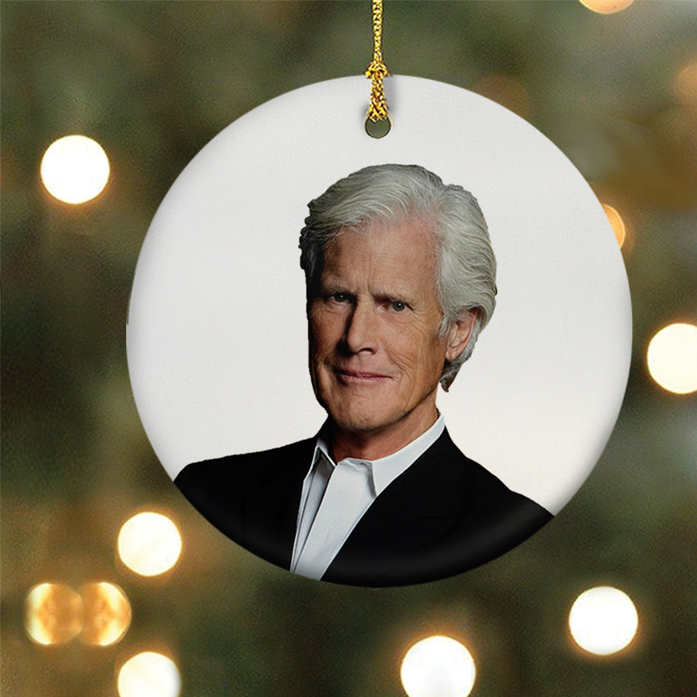 DATELINE Keith Morrison Double-Sided Ornament