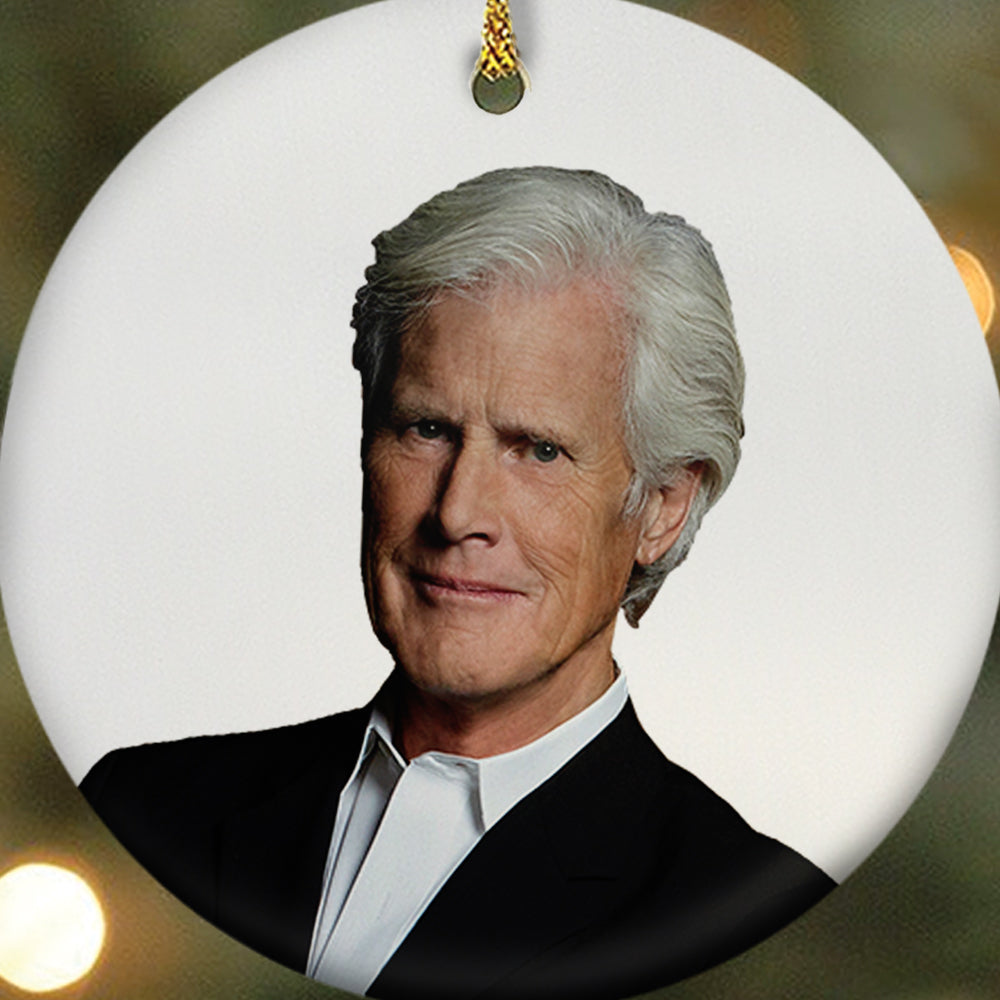 DATELINE Keith Morrison Double-Sided Ornament