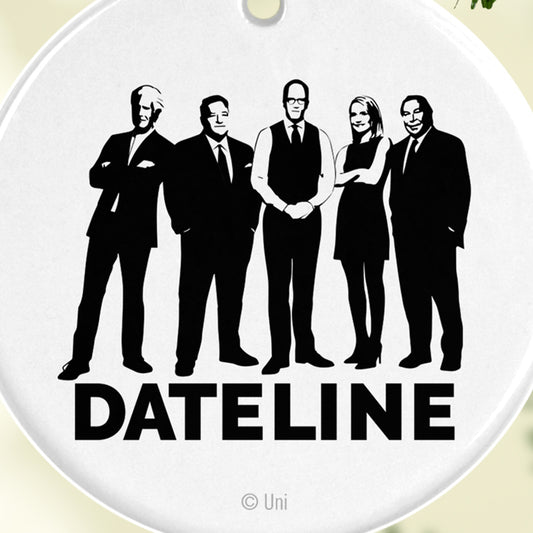 DATELINE Correspondents Double-Sided Ornament