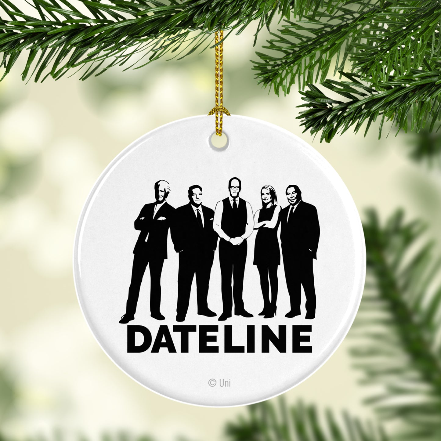 DATELINE Correspondents Double-Sided Ornament