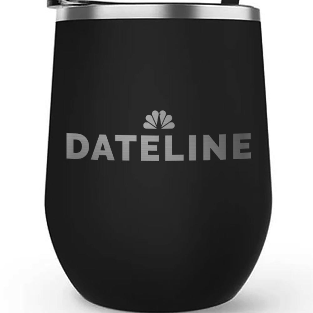 DATELINE Logo 12 Oz Stainless Steel Wine Tumbler