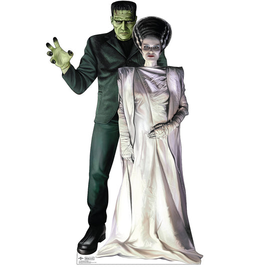 Frankenstein & His Bride Cardboard Cutout Standee