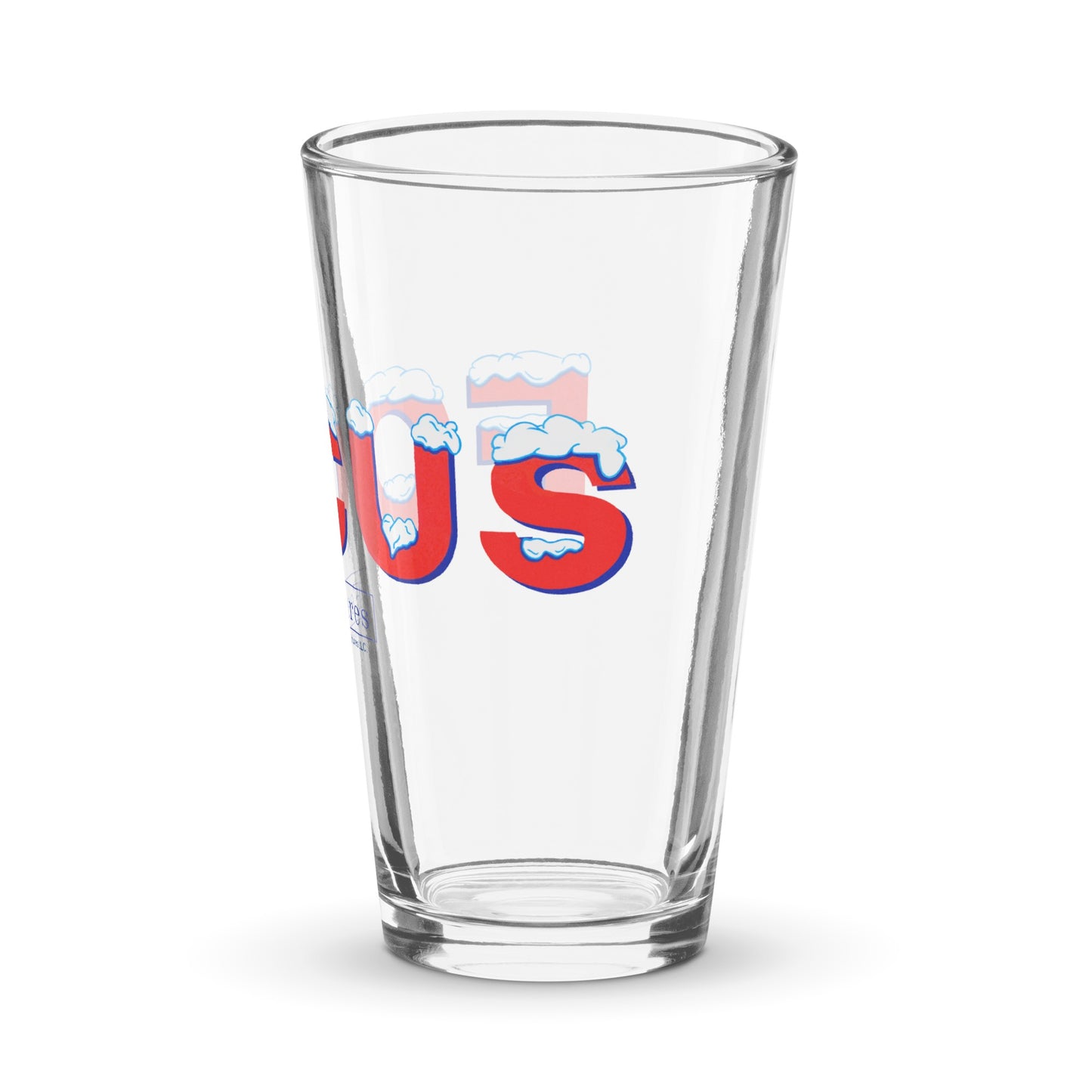Cool as ICE Focus Features Logo Pint Glass