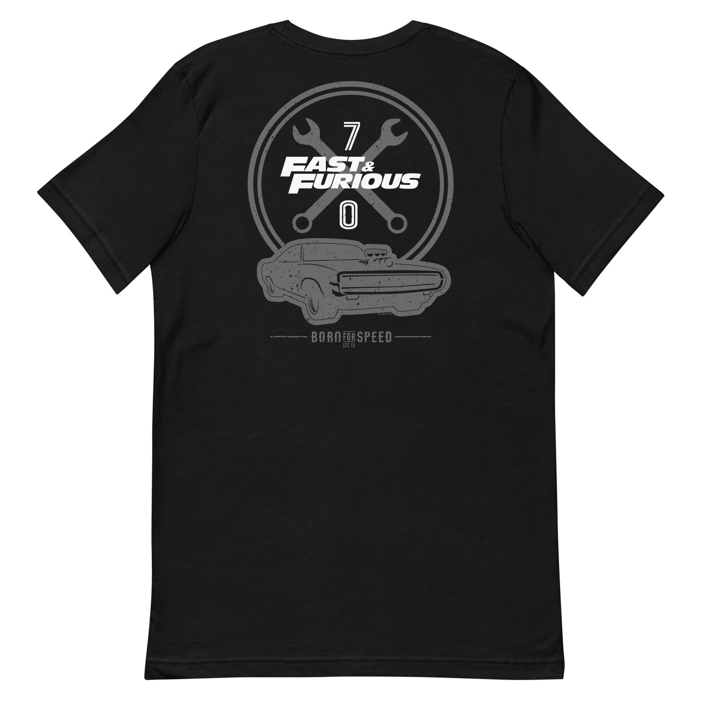 Fast & Furious Distressed Born For Speed T-Shirt