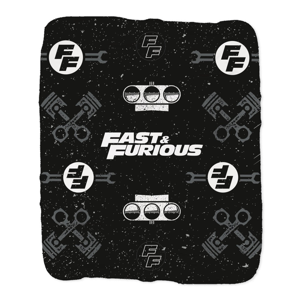 Fast & Furious Sherpa Blanket