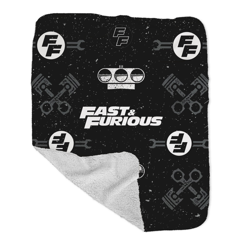 Fast & Furious Sherpa Blanket