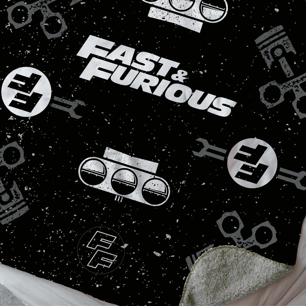 Fast & Furious Sherpa Blanket