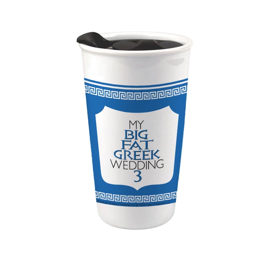 My Big Fat Greek Wedding 3 Greek Coffee Cup Travel Mug