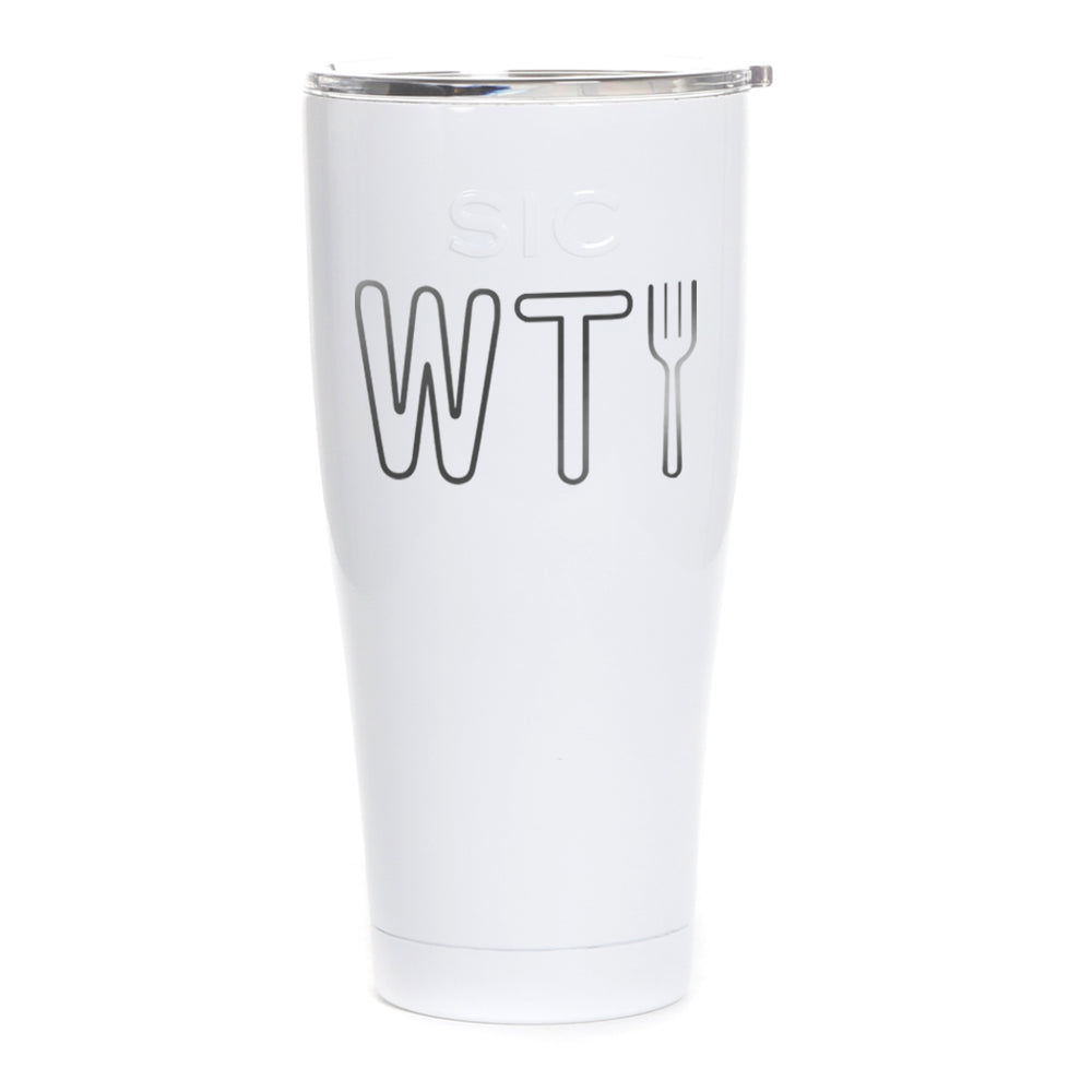 The Good Place WTFork Laser Engraved SIC Tumbler