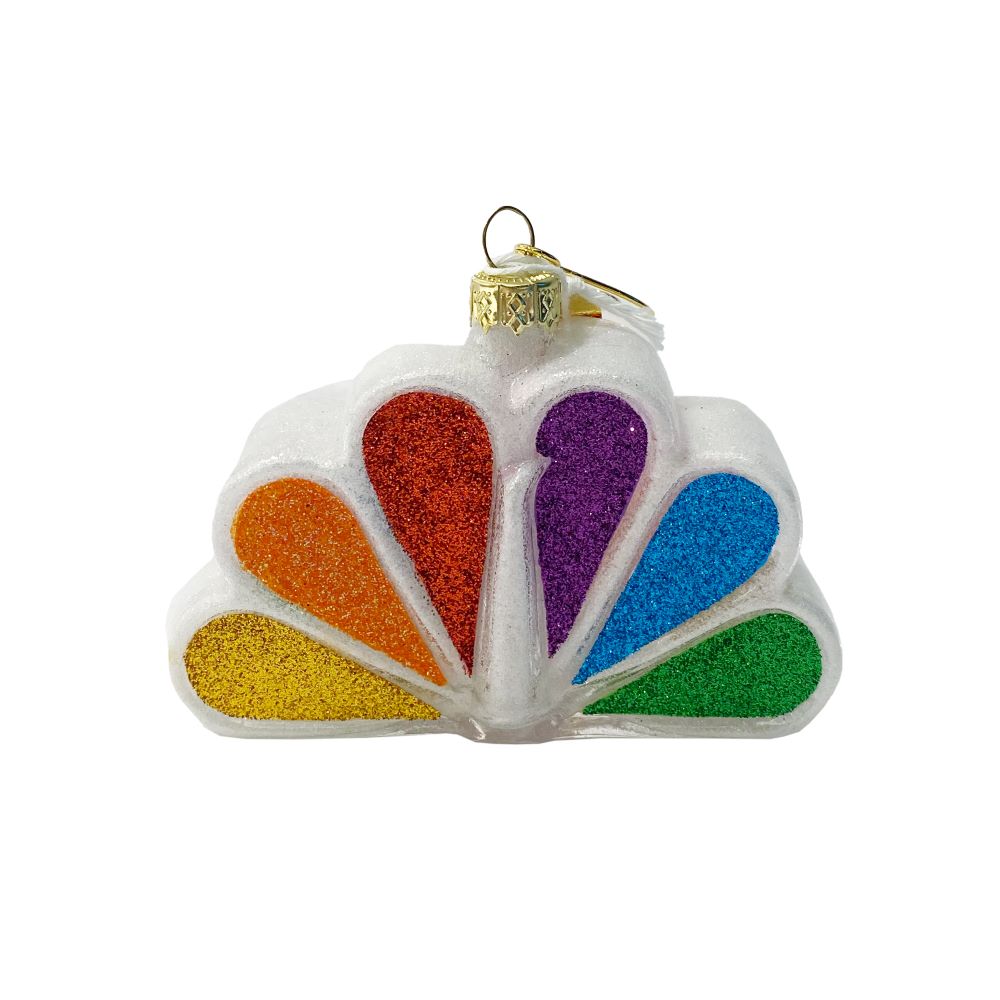 NBC Peacock Shaped Ornament