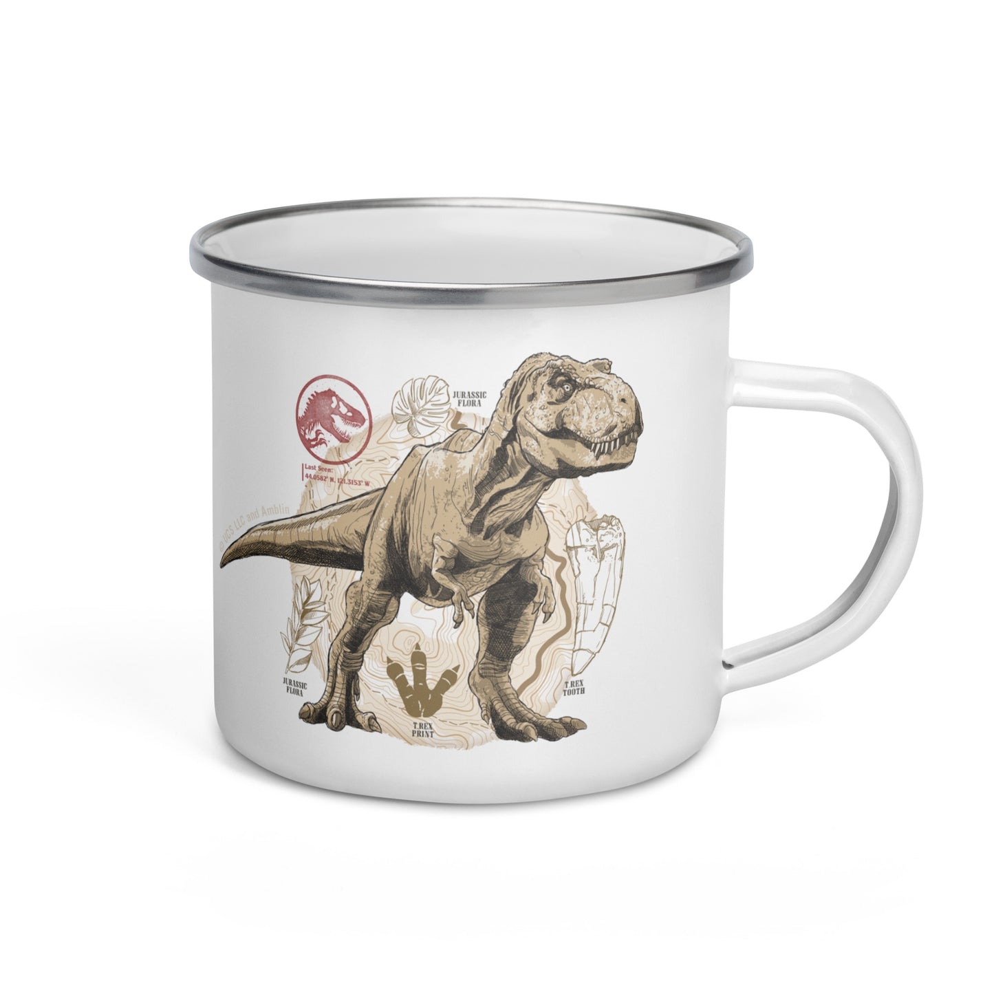 Jurassic Park National Parks Customized Dinosaur Campfire Mug