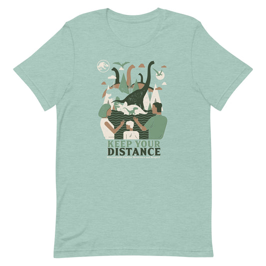 Jurassic Park National Parks Keep Your Distance Unisex T-Shirt