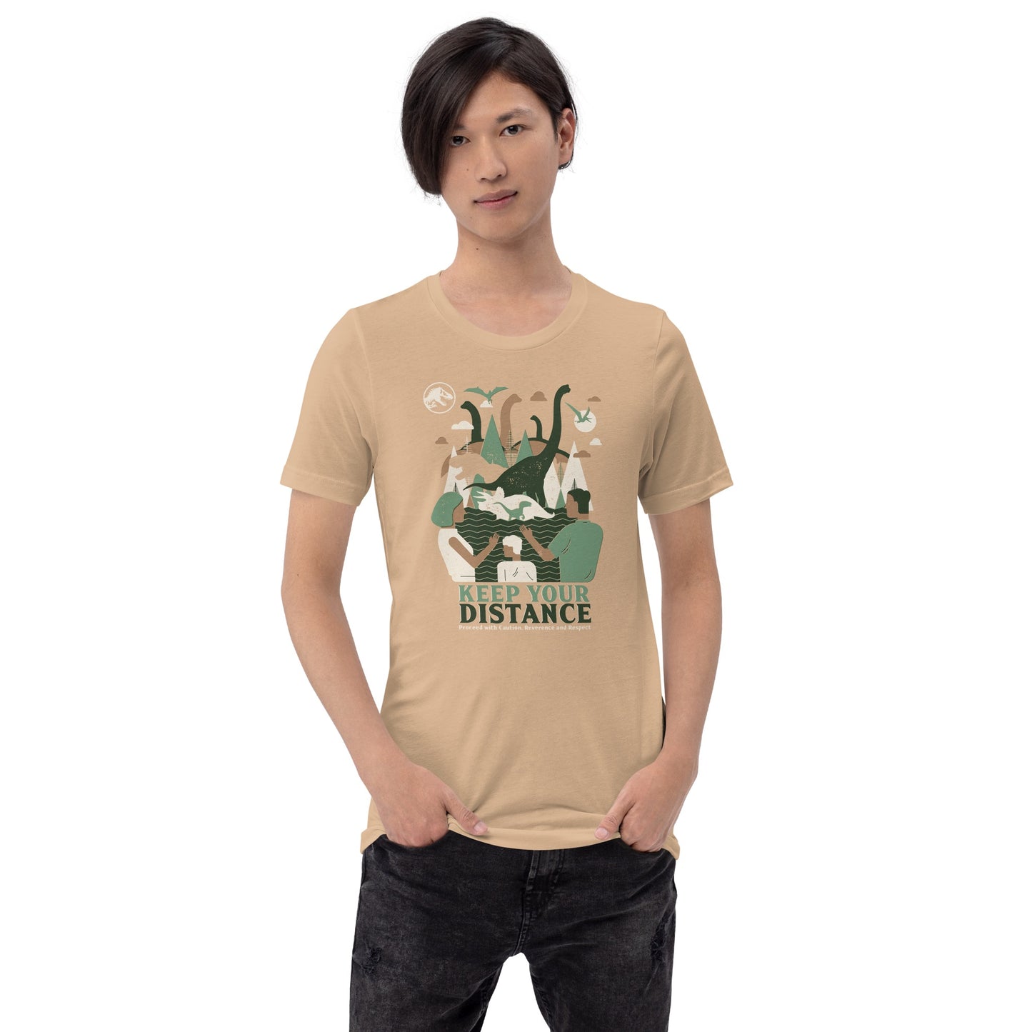 Jurassic Park National Parks Keep Your Distance Unisex T-Shirt