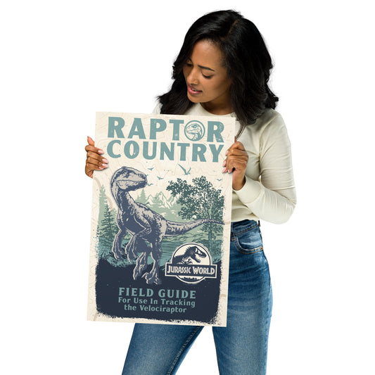 Jurassic Park National Parks Raptor Country Poster