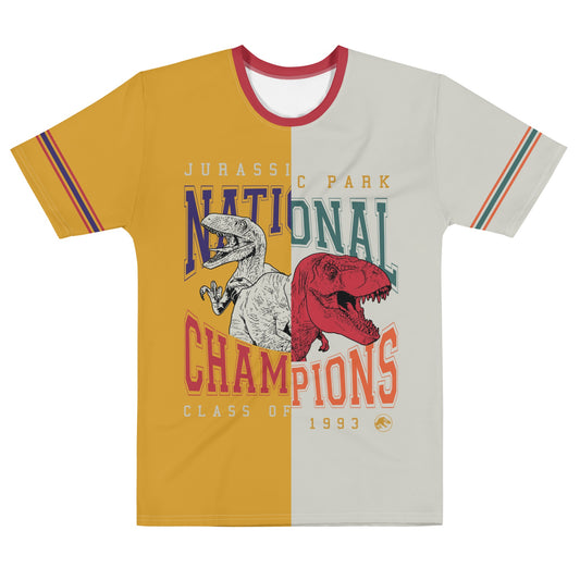 Jurassic Park Retro Varsity National Champions All Over Print T-Shirt
