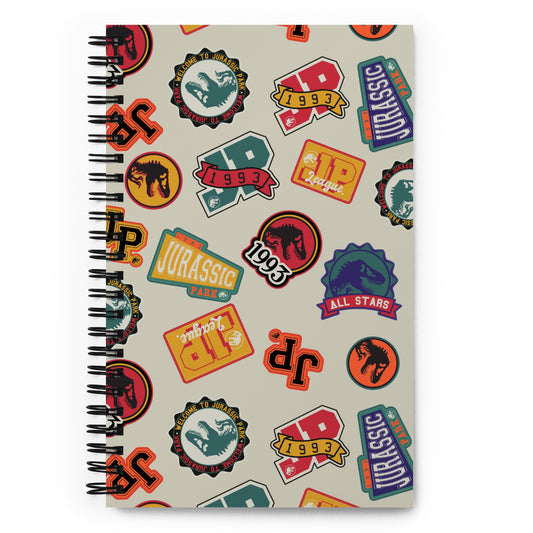 Jurassic Park Retro Varsity Pattern Notebook