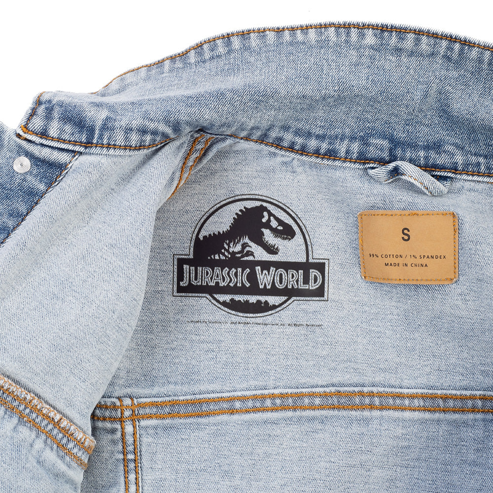 Exclusive Jurassic World Hand-Painted Denim Jacket