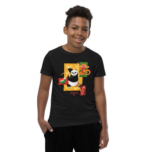 Kung Fu Panda 4 Starburst Kids T-Shirt