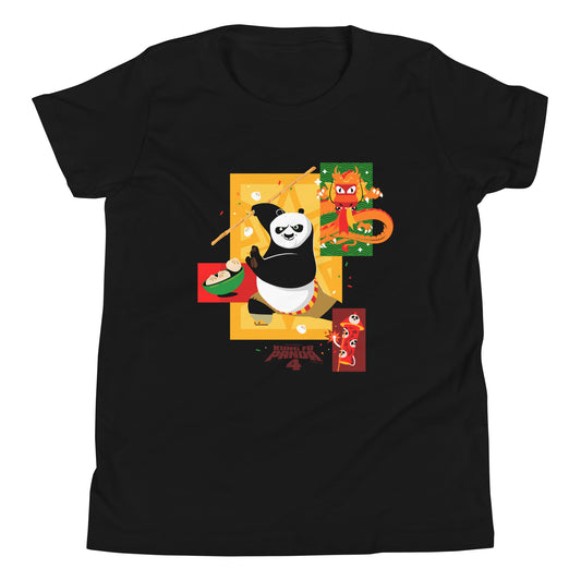 Kung Fu Panda 4 Starburst Kids T-Shirt