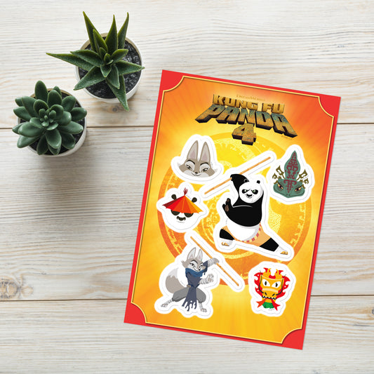 Kung Fu Panda 4 Sticker Sheet
