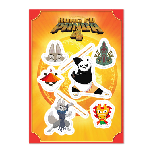 Kung Fu Panda 4 Sticker Sheet
