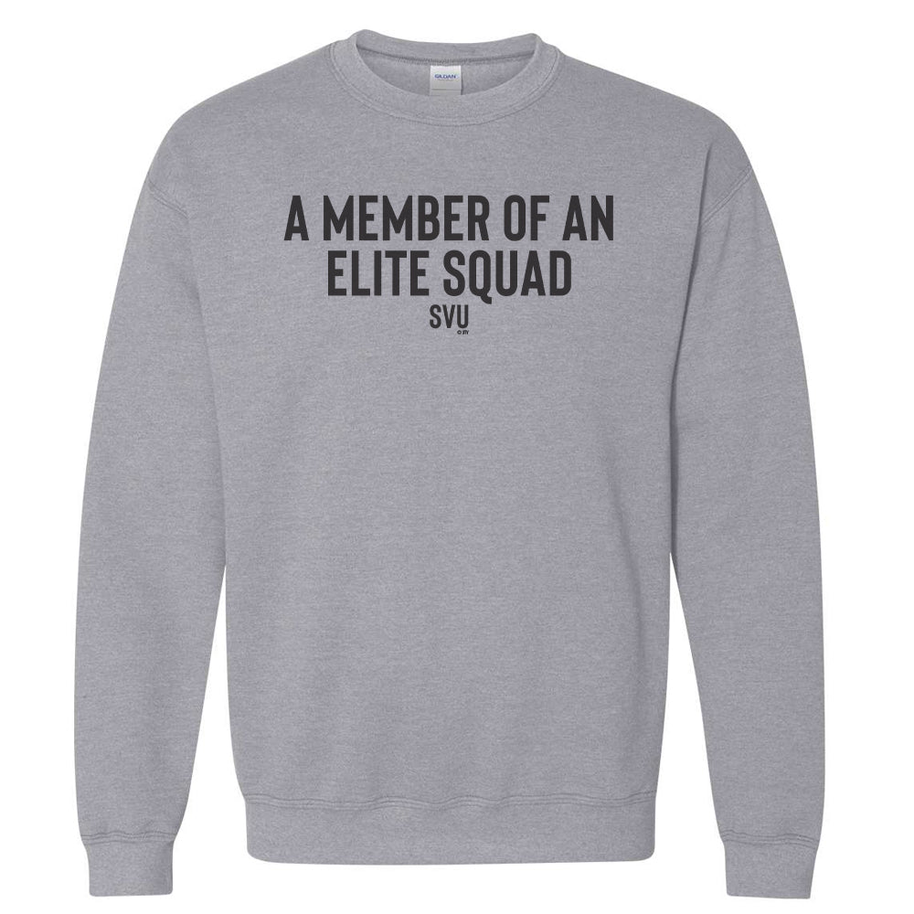 Law & Order: SVU A Member of An Elite Squad Fleece Crewneck Sweatshirt