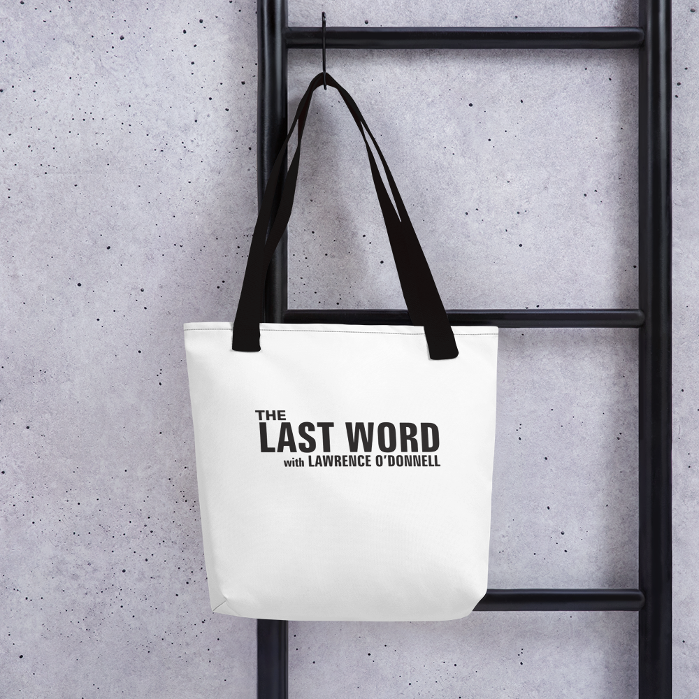 The Last Word with Lawrence O'Donnell Logo Premium Tote Bag