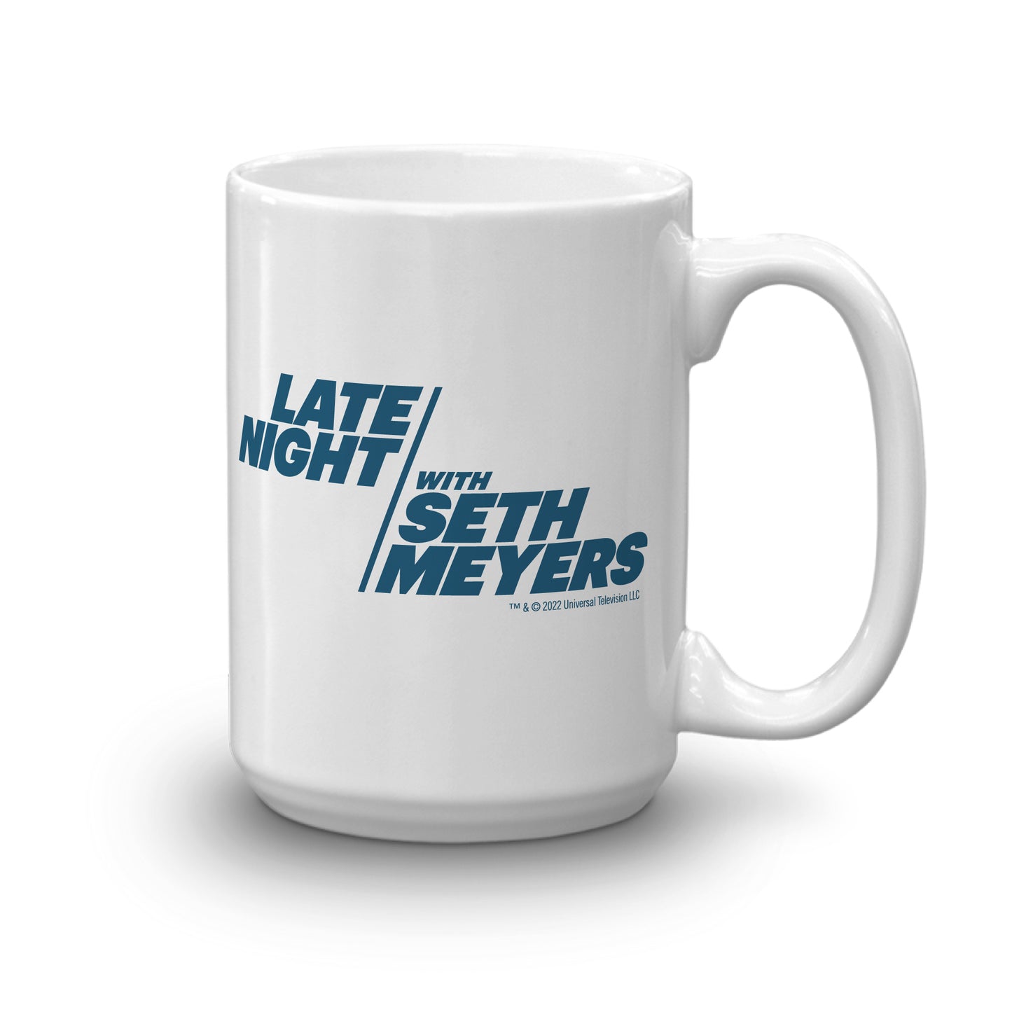 Late Night With Seth Meyers 15 oz White Mug