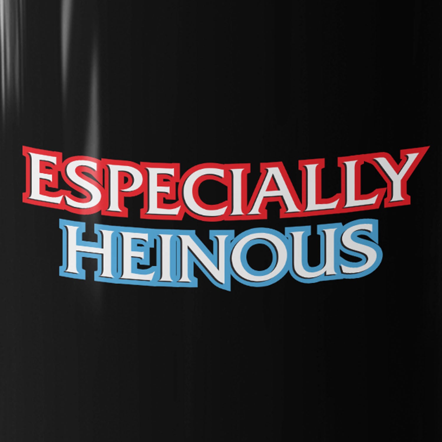 Law And Order Especially Heinous Black Mug 