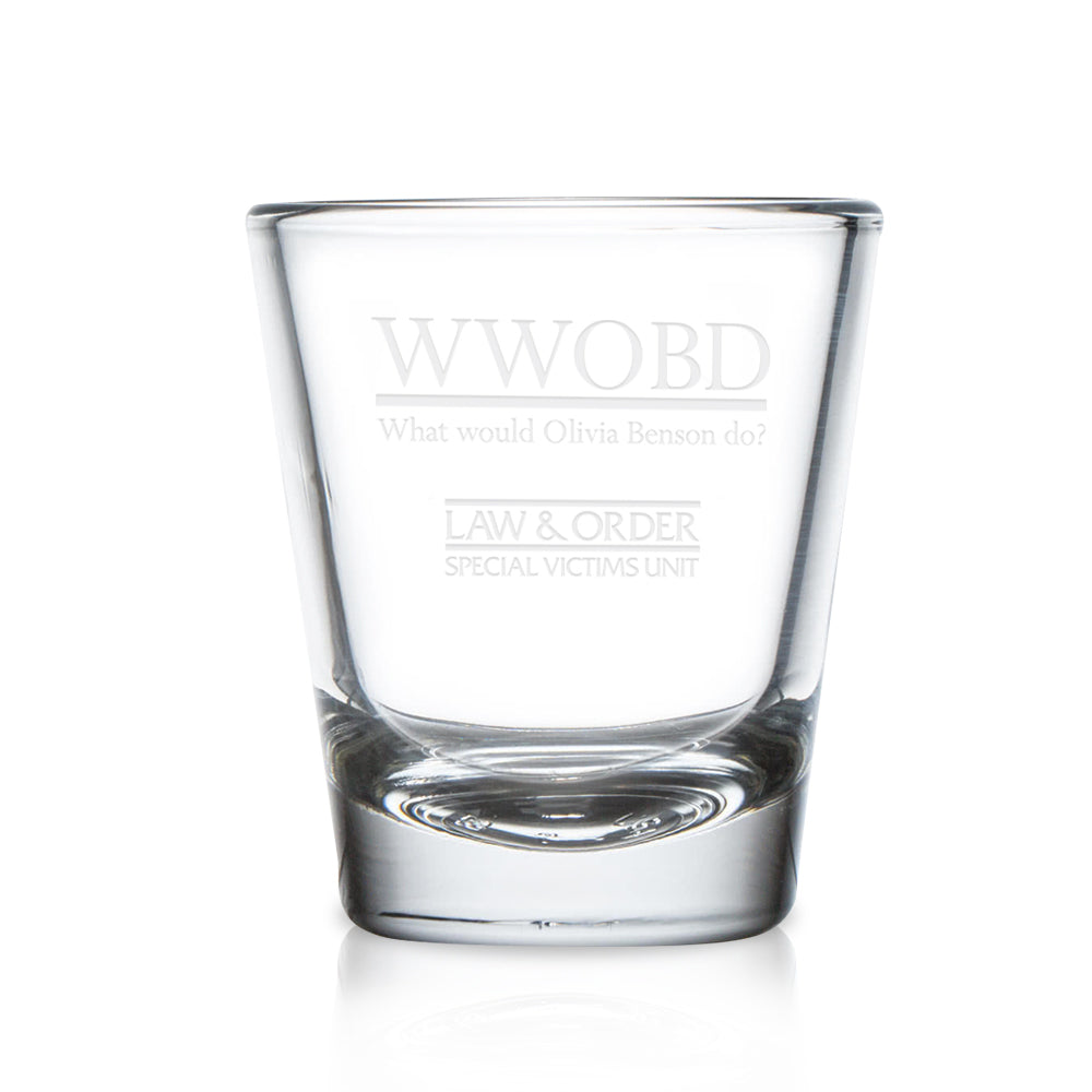 Law & Order: SVU WWOBD Shot Glass