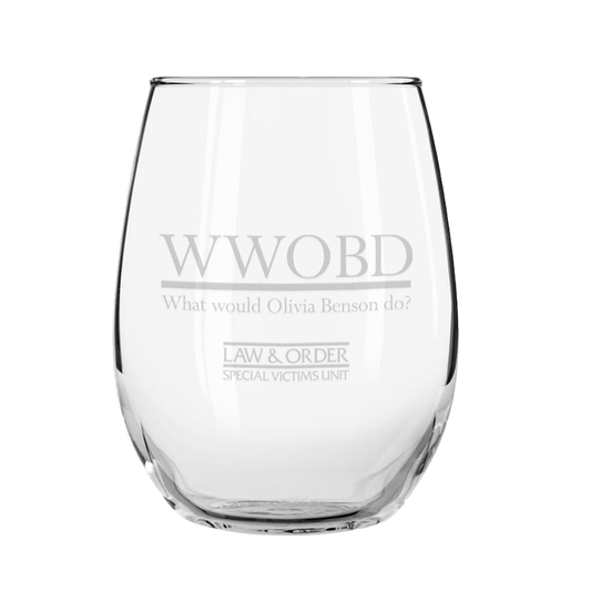 Law & Order: SVU WWOBD Stemless Wine Glass