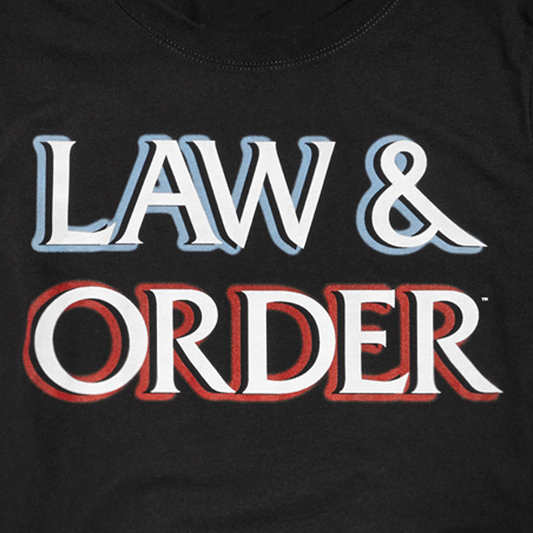 Law and Order Men's Logo Tee
