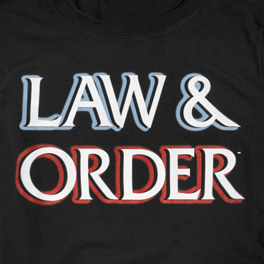 Law and Order Women's Logo Tee
