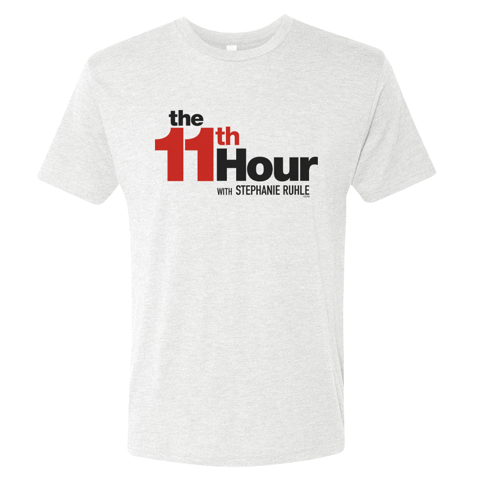 The 11th Hour with Stephanie Ruhle White Men's Tri-Blend T-Shirt