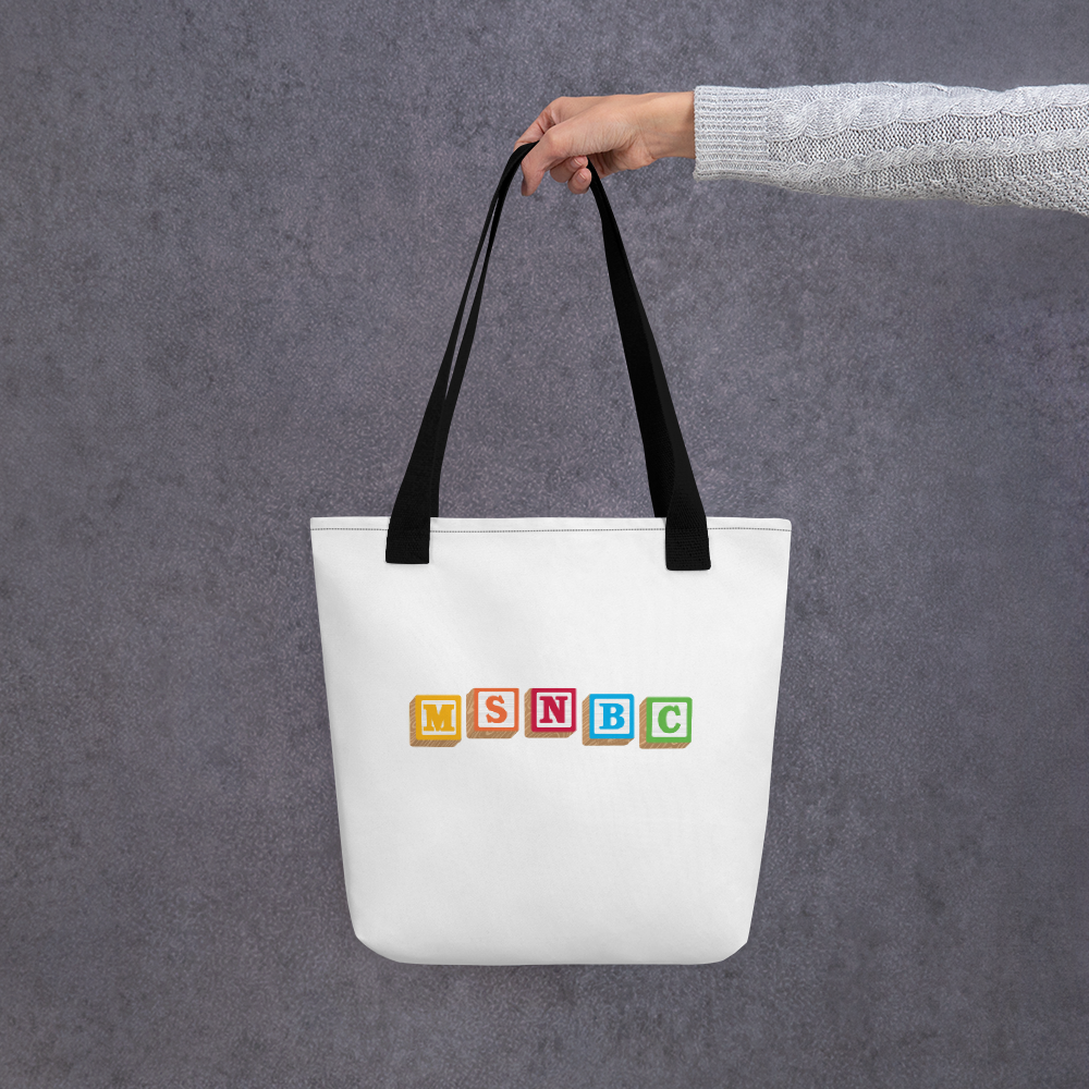 MSNBC Gear Baby Blocks Premium Tote Bag