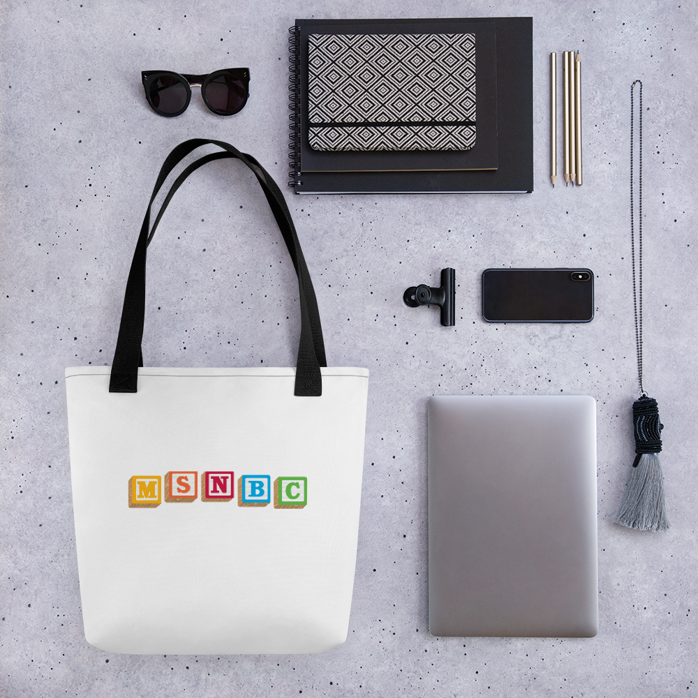 MSNBC Gear Baby Blocks Premium Tote Bag