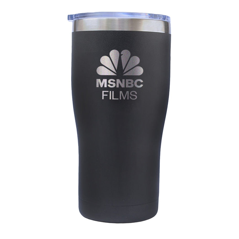 MSNBC Films Logo Stainless Steel Tumbler